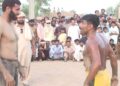 Teo Kabaddi players during a match in Pakistan
