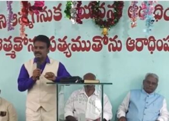 Pastor threatens the people in Andhra Pradesh for voting in favour of BJP during upcoming elections