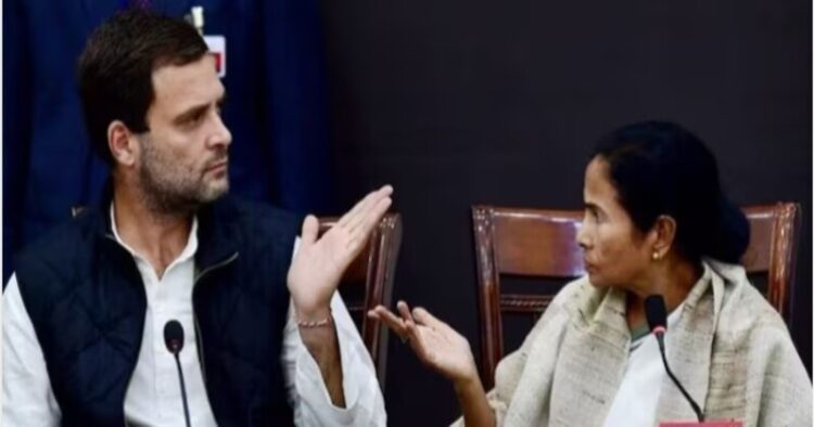 (Left) Rahul Gandhi ( Right) Mamata Banerjee