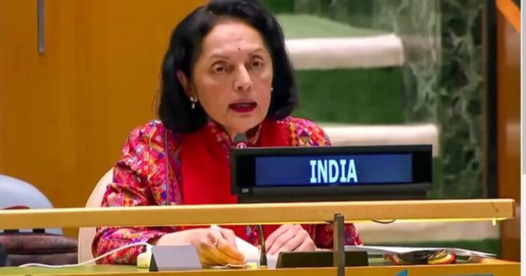 India's representative in the UN, Ruchira Kamboj