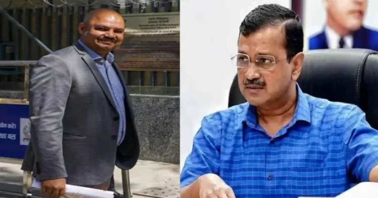 Bibhav Kumar (Left), personal assistant (PA) to jailed Delhi Chief Minister Arvind Kejriwal (Right)