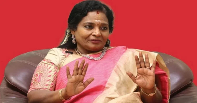 BJP candidate from South Chennai Lok Sabha seat, Tamilisai Soundararajan