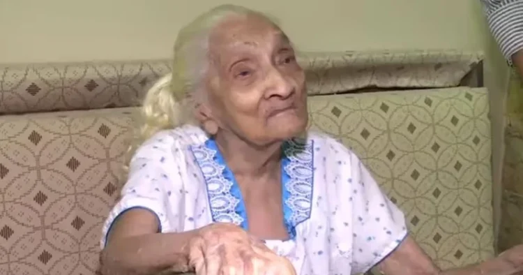 112-year-old Kanchanben Badshah of South Mumbai (Source: India Today)