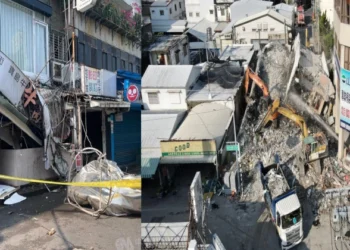 Aftermath of Earthquake in Taiwan (Source: X)