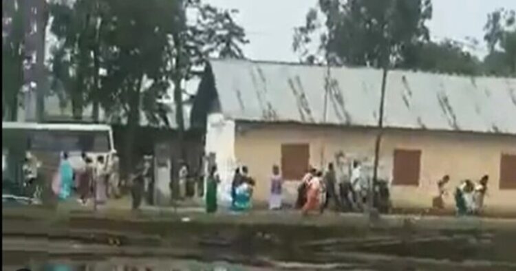 Gunshots fired at a polling booth in Manipur during the Lok sabha Elections