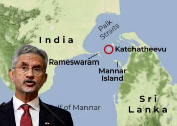 EAM S Jaishankar addressed a press conference in Delhi, following details revealed by an RTI on Katchatheevu island (Image: Organiser)