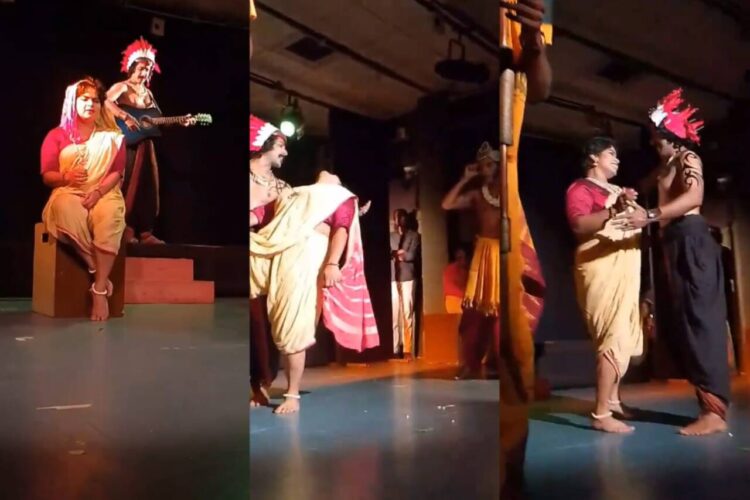 Screengrab from the viral clip of the play (Image: Organiser)