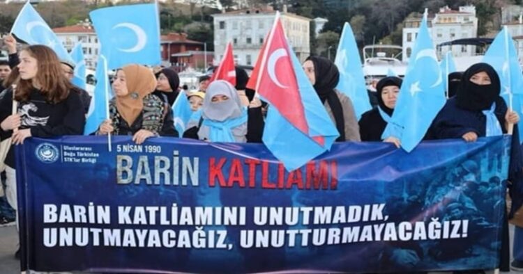 Uyghur activists rally in Istanbul against Chinese oppression 