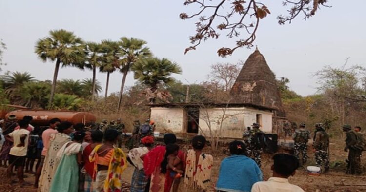 Ram Mandir shut after maoist attack reopens in Dantewada
