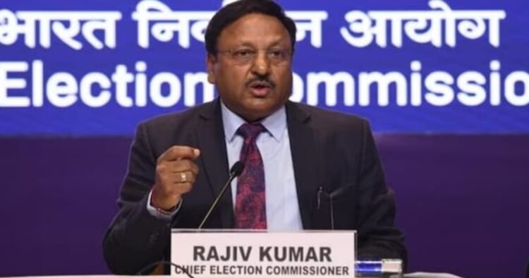 Chief Election Commissioner Rajiv Kumar 