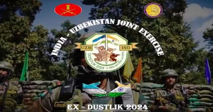 Fifth edition of India-Uzbekistan Joint Military Exercise Dustlik