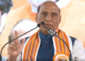 Rajnath Singh mocks Congress and Left parties, highlights duel in Kerala and alliance in Delhi