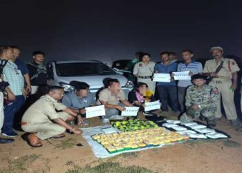 Police confiscate a major haul of frugs in Assam