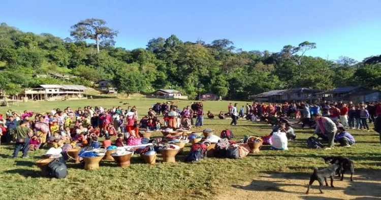 Chin Kuki refugees from Bangladesh entered Mizoram