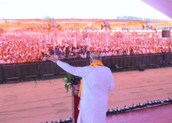 Union Home Minister Amit Shah addressing a public gathering, Image Source:X