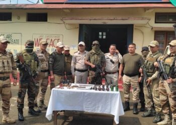 Security forces recover huge cache of arms