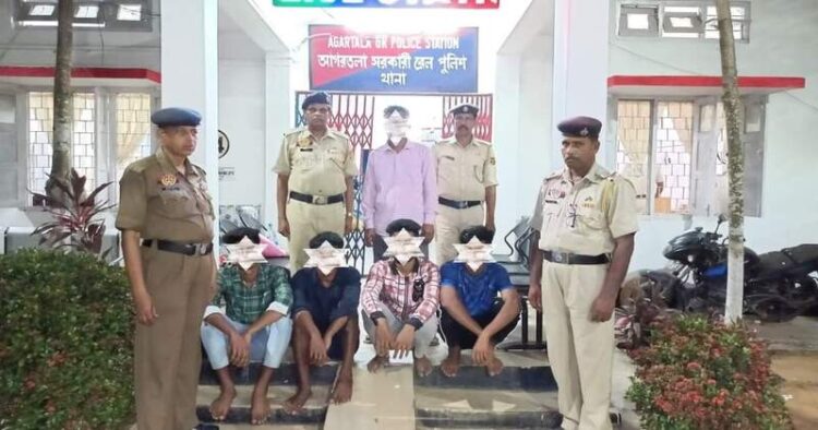 Police arrests 4 Balgladeshi intruders