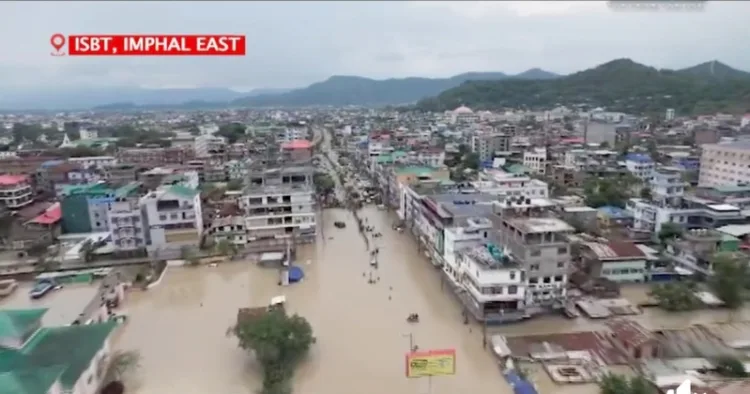 Manipur marred by  severe floods