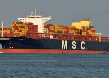 Captured Israeli Vessel MSC Aries