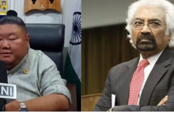 (Left) Nagaland BJP leader Temjen Imna (Right) Sam Pitroda