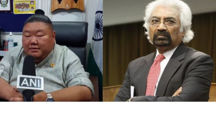 (Left) Nagaland BJP leader Temjen Imna (Right) Sam Pitroda