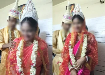 The two Muslim women getting married after their Ghar Wapasi (Image: Organiser)