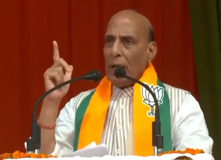 India's Defence Minister Rajnath Singh