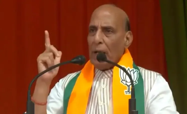 India's Defence Minister Rajnath Singh