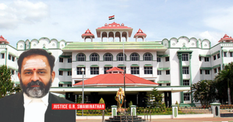 Madras High Court (Image credit Live law)