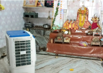 Coolers installed in temples