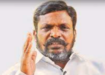 Viduthalai Chiruthaigal Katchi (VCK) founder and Lok Sabha MP Thol Thirumavalavan