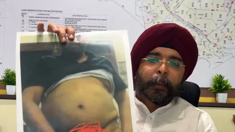 Tajinder Bagga Sharing Shocking Footage of AAP Minister (Image Source: FPJ)