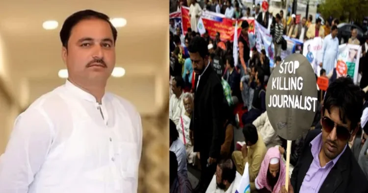 Mehar Ashfaq Siyal, who was shot dead by the miscreants in Muzaffargarh locality of Punjab province (Left), Representative Image (Right)