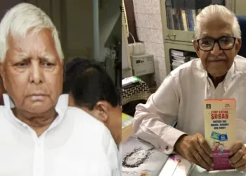 Former Bihar CM Lalu Prasad Yadav (Left), Padmashree Dr SN Arya (Right)