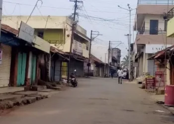 Visuals from the bandh observed by the villagers in Kolhapur (Image Source: Lokmat)