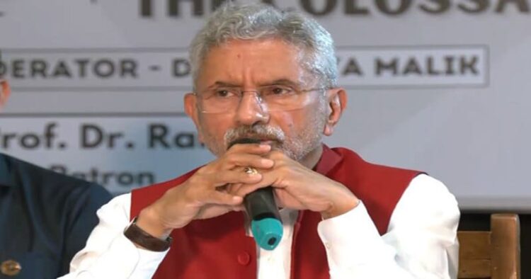 External Affairs Minister S Jaishankar