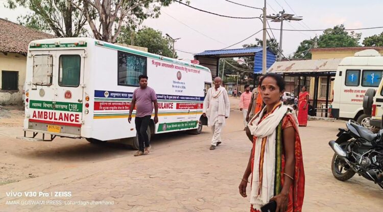 Family members of the Hindu woman outside the hospital (Image: Organiser)