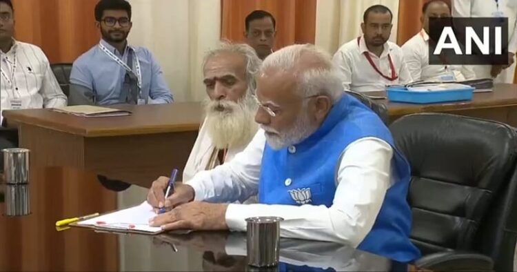 PM Modi files nomination from Varanasi