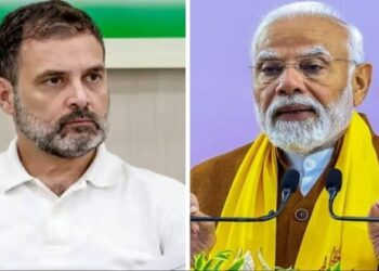 Congress leader Rahul Gandhi (Left) and Prime Minister Narendra Modi (Right)