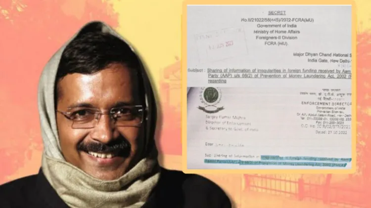ED Secret Report Reveals AAP Concealed Sources of Rs 7 Crore Foreign Funds (Image Source: OpIndia)