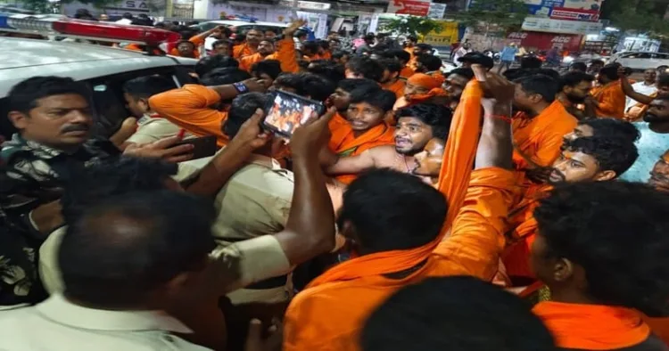Tension in Telangana during Hanuman Shobha Yatra