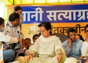 Water Minister and senior Aam Aadmi Party (AAP) leader Atishi Marlena (Image Source: Jansatta)