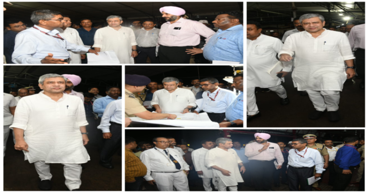 Railway Minister Ashwini Vaishnaw inspects Jagannath Rath Yatra arrangement at Puri railway station