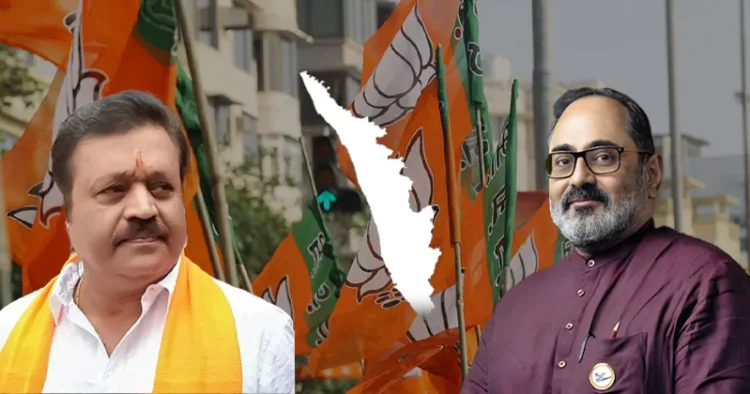 (Left) Suresh Gopi (Right) Rajeev Chandrashekhar