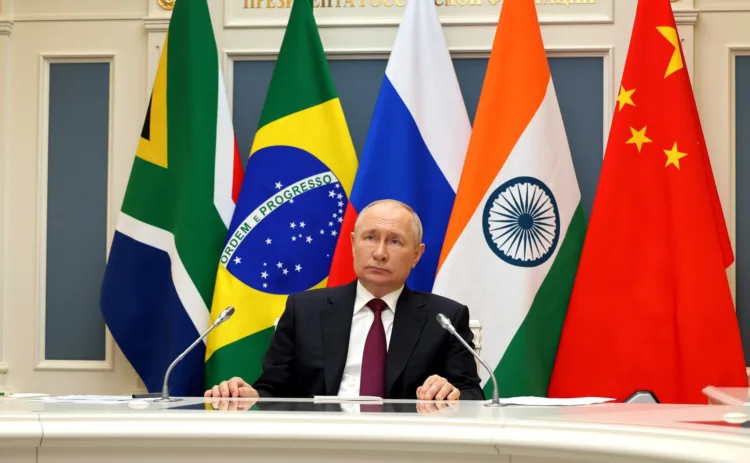 Russian President Vladimir Putin (welcoming bloc members)