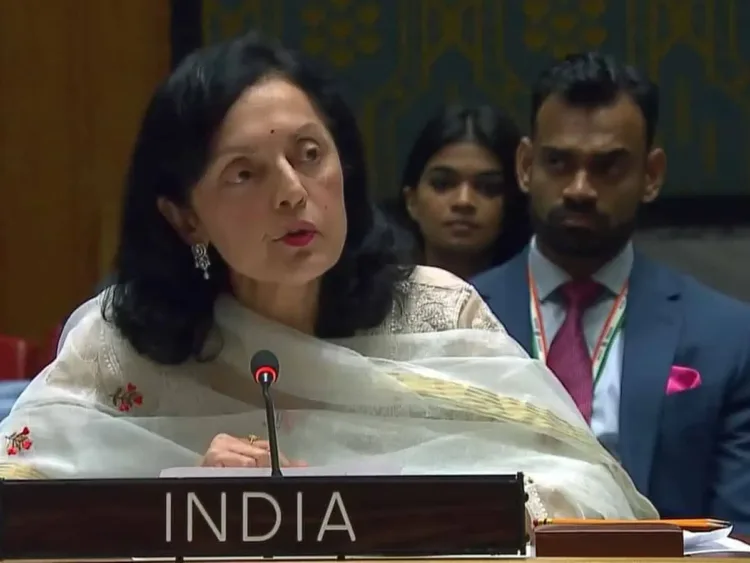 India's Permanent Representative at the UN, Ruchira Kamboj