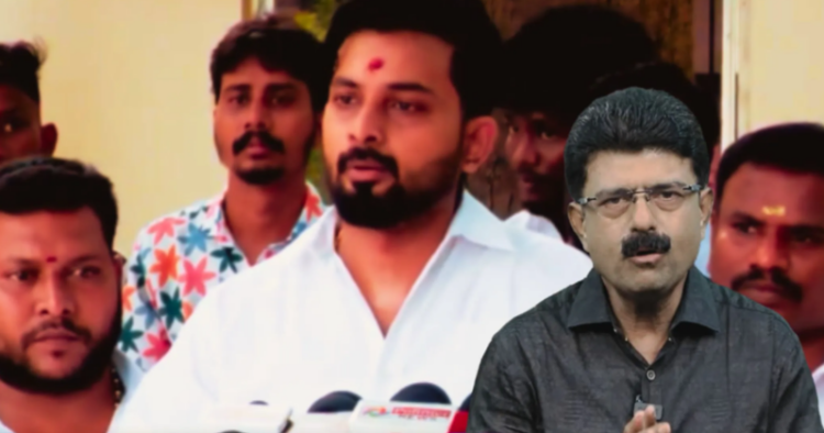 TN BJP State Vice President of the Social Media Cell Karthik Gopinath files complaint against YouTubers for trying to demean Indian PM Narendra Modi