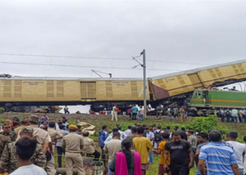 Site of the West Bengal Train Accident