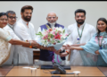 Chirag Paswan along with PM Narendra Modi