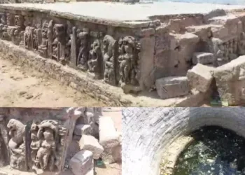 Ancient idols found in Lalar Village, Panna district (Source: Etv Bharat)